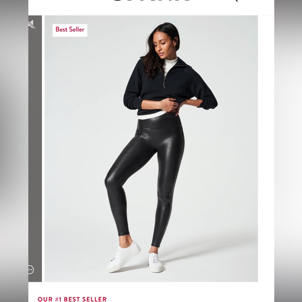 Spanx faux leather leggings